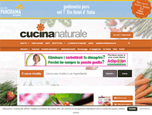 Tablet Screenshot of cucina-naturale.it