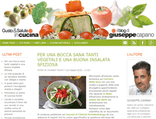 Tablet Screenshot of giuseppe-capano.cucina-naturale.it